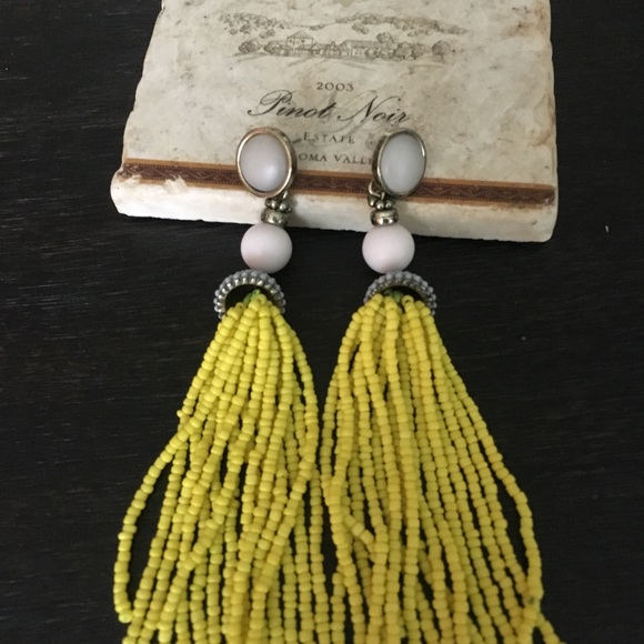 Babble Bar long tassel earrings - Picture 2 of 7